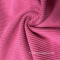 Tissu de chemise en velours enjolit à 100% en polyester pour pantalon